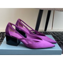 Prada Pumps silk con cut-out 65mm-07 1107-2024