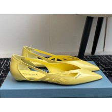 Prada leather cut-out ballerinas -03 1107-2024