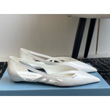 Prada leather cut-out ballerinas -05 1107-2024