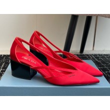 Prada Pumps silk con cut-out 65mm-01 1107-2024