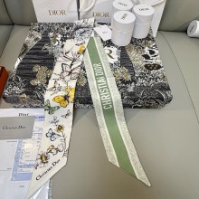DIOR Mitzah Scarf 6x105cm 250306 11 2025