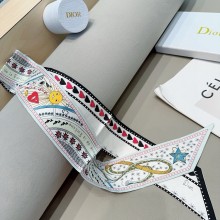 DIOR Mitzah Scarf 6x105cm 250306 15 2025