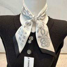 CHANEL Silk Twill Slim Bandeau 6x120cm 250306 16 2025