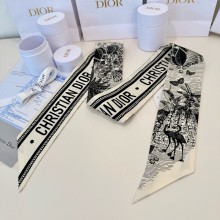 DIOR Mitzah Scarf 6x105cm 250307 01 2025