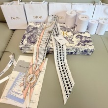 DIOR Mitzah Scarf 6x105cm 250307 08 2025