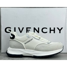 Givenchy men's sneakers Logo suede and leather 01 2024 