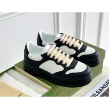 Gucci Women's GG embossed sneaker white/black 684911 2022