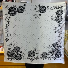 chanel square silk scarf 01 2024 fall winter