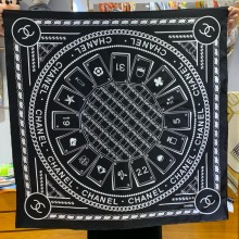 chanel square silk scarf 08 2024 fall winter