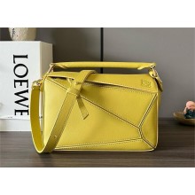 LOEWE Small Puzzle bag in classic calfskin Bright Ochre 2024