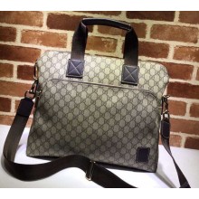 Gucci GG Canvas Men's Shoulder Bag 854361 Coffee