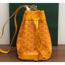 Goyard Petite Flot Bucket Bag Yellow