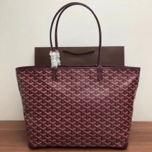 Goyard Artois PM/MM Tote Bag Burgundy