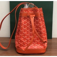 Goyard Petite Flot Bucket Bag Orange