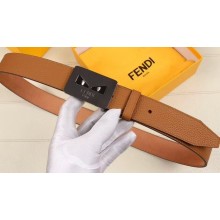 Fendi Width 3.5cm Bag Bugs Eyes Belt Brown