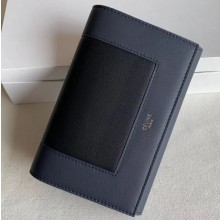 Celine Frame Multifunction Wallet in Bicolor Leather 1187 02