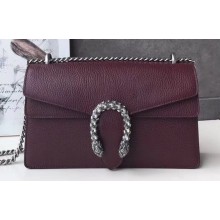 Gucci Dionysus Small Shoulder Bag 400249 Leather Burgundy