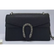 Gucci Dionysus Small Shoulder Bag 400249 Leather Black