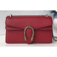 Gucci Dionysus Small Shoulder Bag 499623 Leather Red