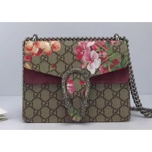 Gucci Dionysus Mini Shoulder Bag 421970 GG Canvas Blooms Print