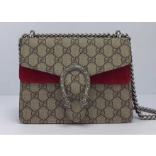 Gucci Dionysus Mini Shoulder Bag 421970 GG Canvas Red