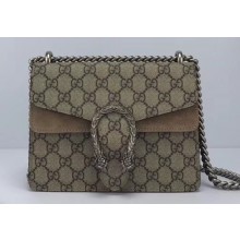 Gucci Dionysus Mini Shoulder Bag 421970 GG Canvas Taupe