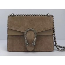 Gucci Dionysus Mini Shoulder Bag 421970 Suede Taupe