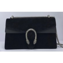 Gucci Dionysus Small Shoulder Bag 400249 Suede Black