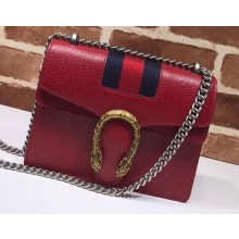 Gucci Dionysus Mini Shoulder Bag 421970 Leather Red Web