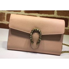 Gucci Dionysus Mini Chain Wallet Bag 401231 Leather Nude