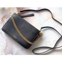 Givenchy Cross3 Bag in Grained Leather and Suede Black 2020