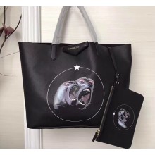 Givenchy Coated Canvas Antigona Shopper Tote Bag 12