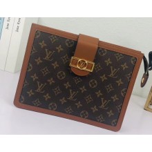 Louis Vuitton Monogram Canvas Dauphine Clutch Bag