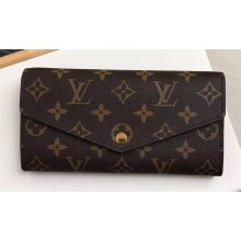 Louis Vuitton Monogram Canvas Sarah Wallet M62236 Coquelicot Red