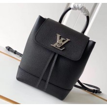 Louis Vuitton Lockme Backpack Mini Bag M54573 Black/Silver