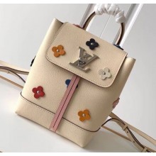 Louis Vuitton Lockme Backpack Mini Bag Flowers