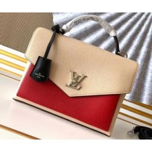 Louis Vuitton Mylockme Top Handle Bag M53891 Beige/Red
