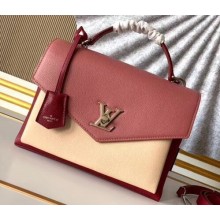 Louis Vuitton Mylockme Top Handle Bag M51490 Rose/Beige