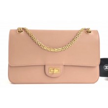 Chanel Calfskin Nude 2.55 Reissue Size 226 Bag Beige