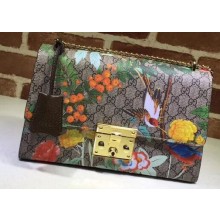 Gucci Padlock Medium Shoulder Bag 409486 Tian Print