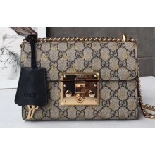 Gucci Padlock Small Shoulder Bag 409487 GG Bee Print