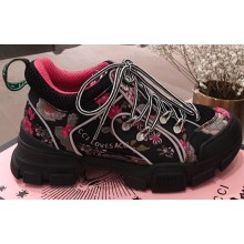 Gucci Flashtrek Sneakers Black/Flower 2020