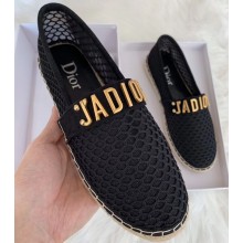 Dior J'adior Mesh Espadrilles Black 2020