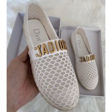 Dior J'adior Mesh Espadrilles White 2020