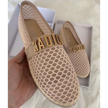 Dior J'adior Mesh Espadrilles Nude 2020