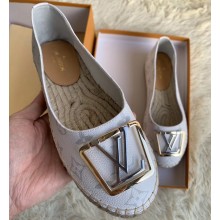 Louis Vuitton Monogram LV Square Espadrilles White 2020