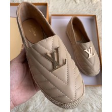 Louis Vuitton Chevron Espadrilles Nude 2020