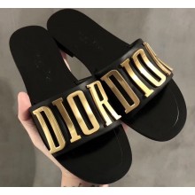 Dior Diorevolution Mules Black/Gold 2020
