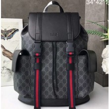 Gucci GG Black Backpack Bag 495563