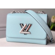 Louis Vuitton Epi Leather Twist MM Bag M56372 Seaside Blue 2020